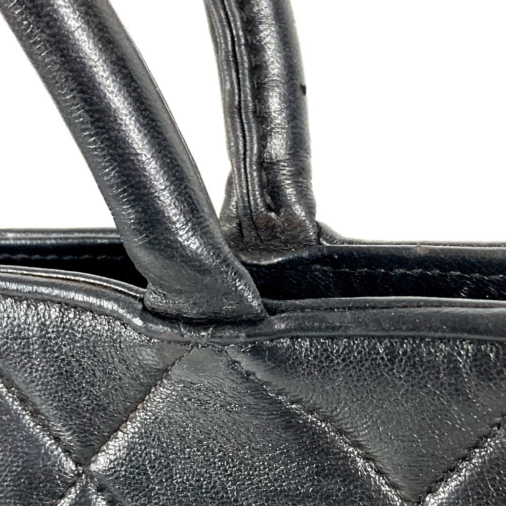 CHANEL A01804 CC ココマーク ロゴ 復刻トート ハンドバック カバン ショルダーバッグ 肩掛け トートバッグ レザー レディース ブラック