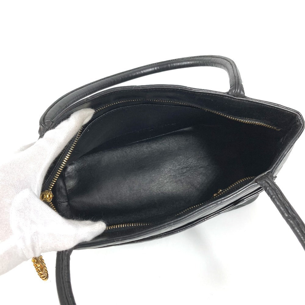 CHANEL A01804 CC ココマーク ロゴ 復刻トート ハンドバック カバン ショルダーバッグ 肩掛け トートバッグ レザー レディース ブラック