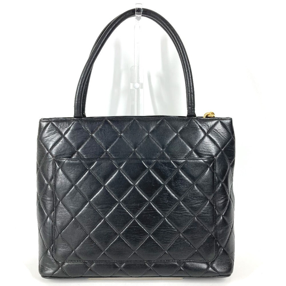 CHANEL A01804 CC ココマーク ロゴ 復刻トート ハンドバック カバン ショルダーバッグ 肩掛け トートバッグ レザー レディース ブラック