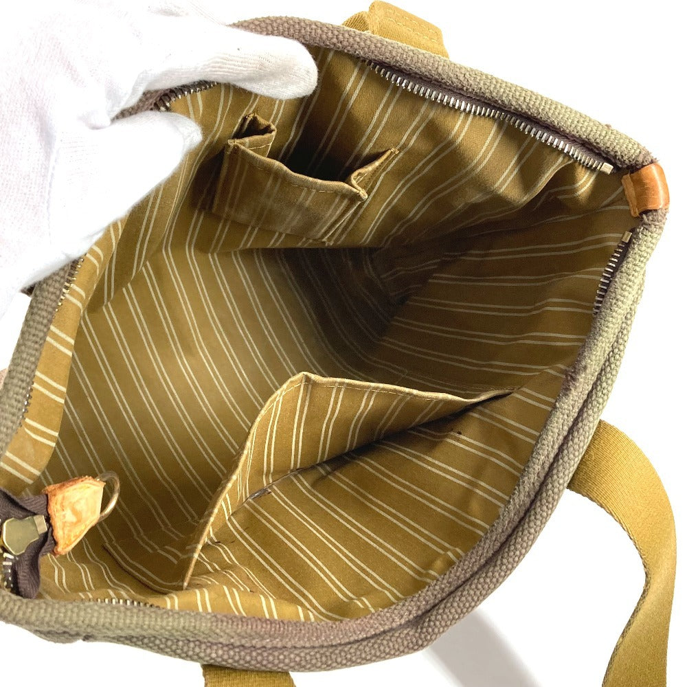 LOUIS VUITTON M40086 アンティグア カバ MM カバMM カバン トートバッグ 肩掛け ショルダーバッグ コットン ユニセックス カーキ