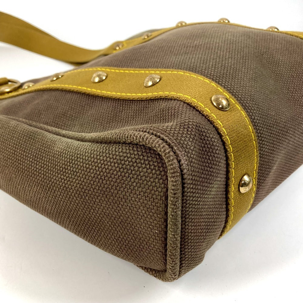 LOUIS VUITTON M40086 アンティグア カバ MM カバMM カバン トートバッグ 肩掛け ショルダーバッグ コットン ユニセックス カーキ