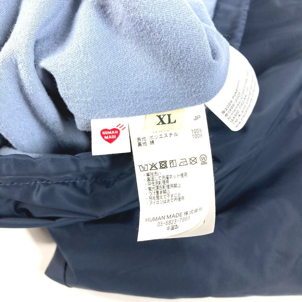 HUMAN MADE XX30JK005 25AW POKEMON ポケモン ピカチュウ COACH コーチジャケット アパレル 長袖 アウター ジャンバー ジップアップ ジャケット ポリエステル メンズ ネイビー