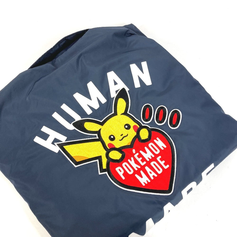 HUMAN MADE XX30JK005 25AW POKEMON ポケモン ピカチュウ COACH コーチジャケット アパレル 長袖 アウター ジャンバー ジップアップ ジャケット ポリエステル メンズ ネイビー