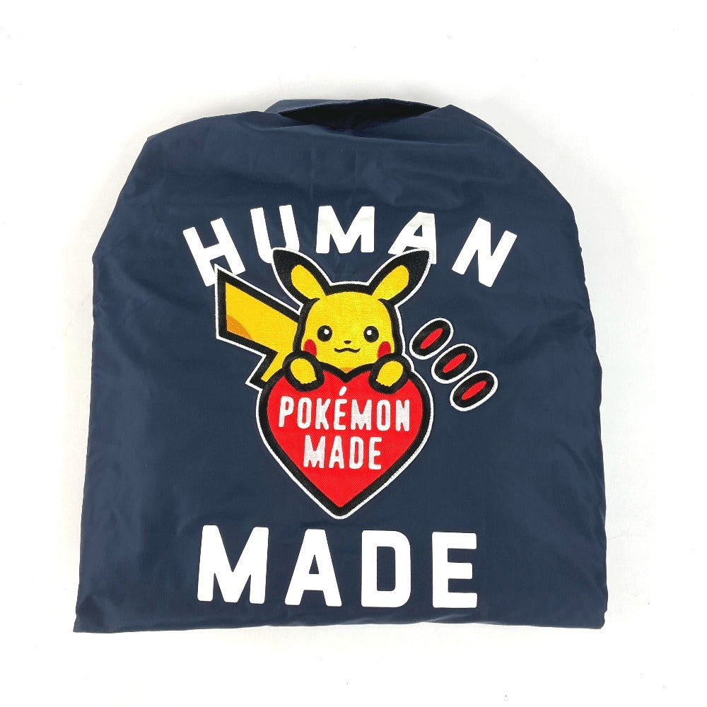 HUMAN MADE XX30JK005 25AW POKEMON ポケモン ピカチュウ COACH コーチジャケット アパレル 長袖 アウター ジャンバー ジップアップ ジャケット ポリエステル メンズ ネイビー