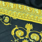 VERSACE インテリア ひざかけ ブランケット アイラブバロック 2枚セット ビーチタオル フェイスタオル ペア タオル コットン ユニセックス ブラック
