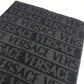 VERSACE インテリア ひざかけ ブランケット アイラブバロック 2枚セット ビーチタオル フェイスタオル ペア タオル コットン ユニセックス ブラック