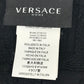 VERSACE インテリア ひざかけ ブランケット アイラブバロック 2枚セット ビーチタオル フェイスタオル ペア タオル コットン ユニセックス ブラック