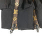 LOUIS VUITTON Monogram Easy Pants Apparel Bottoms Trousers Pants Nylon Ladies Black