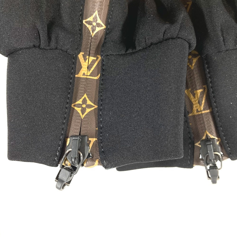 LOUIS VUITTON Monogram Easy Pants Apparel Bottoms Trousers Pants Nylon Ladies Black