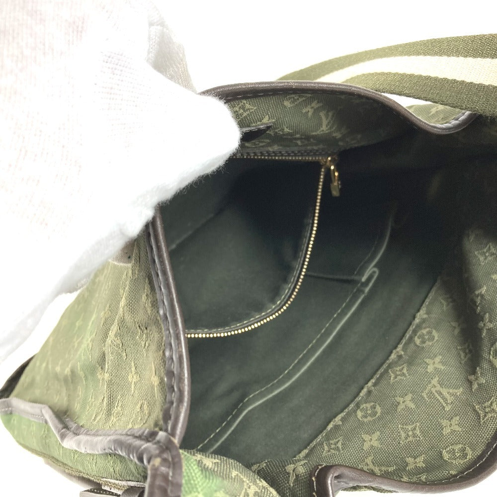LOUIS VUITTON M92322 Monogram Mini Besace Marie Kate กระเป๋าสะพายข้าง หนัง/ผ้าแคนวาส สำหรับทั้งชายและหญิง สีกากี