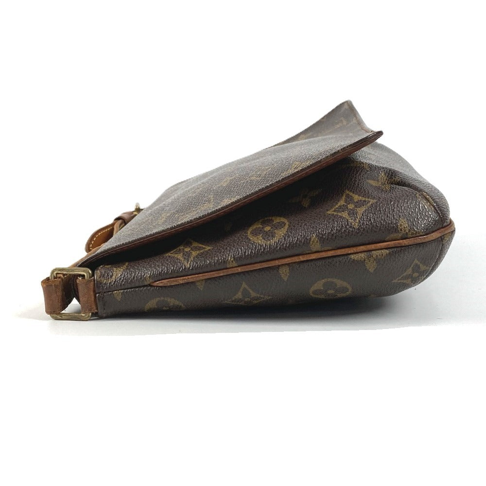 LOUIS VUITTON M51257 モノグラム ミュゼット タンゴ ミュゼットタンゴ カバン 肩掛け ショート フラップ ショルダーバッグ モノグラムキャンバス ユニセックス ブラウン