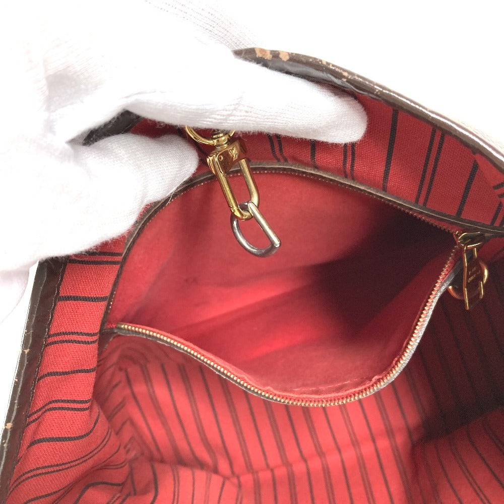 LOUIS VUITTON N41459 ダミエ ディライトフルPM ディライトフル PM カバン 肩掛け トートバッグ ショルダーバッグ ダミエキャンバス ユニセックス エベヌ ブラウン