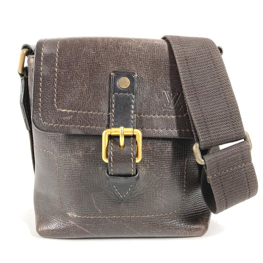 LOUIS VUITTON M92995 Utah Yuma Bag Crossbody Pochette Shoulder Bag Utah Leather Unisex Cafe Brown