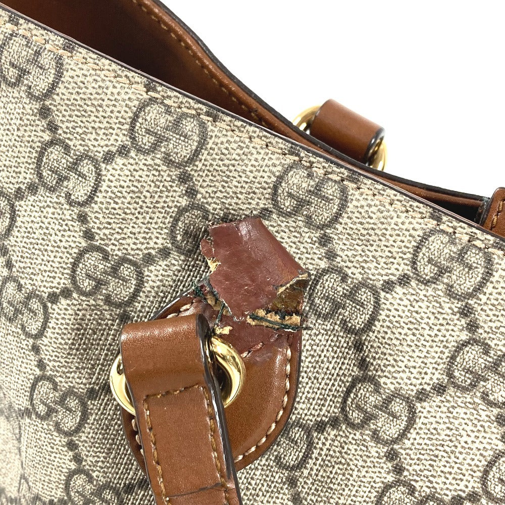 GUCCI 473887 GGスプリーム 2WAYバッグ ロゴ カバン トートバッグ ショルダーバッグ 斜め掛け ハンドバッグ GGスプリームキャンバス ユニセックス ベージュ
