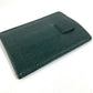 LOUIS VUITTON M30544 Taiga Etui Cartes de Visite Toilettes Business Card Holder Pass Case Slide Card Case Taiga Leather Unisex Epicea Green