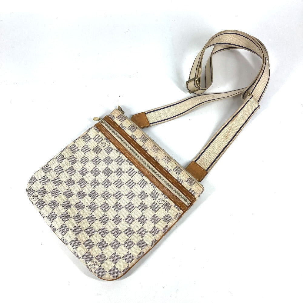 LOUIS VUITTON N51112 ダミエアズール ポシェット ボスフォール ポシェットボスフォール 斜め掛け カバン ポシェット ショルダーバッグ ダミエアズールキャンバス ユニセックス ホワイト