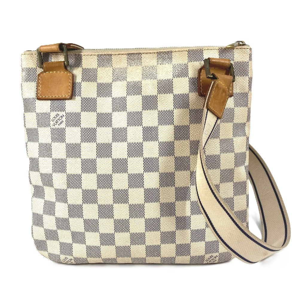 LOUIS VUITTON N51112 ダミエアズール ポシェット ボスフォール ポシェットボスフォール 斜め掛け カバン ポシェット ショルダーバッグ ダミエアズールキャンバス ユニセックス ホワイト