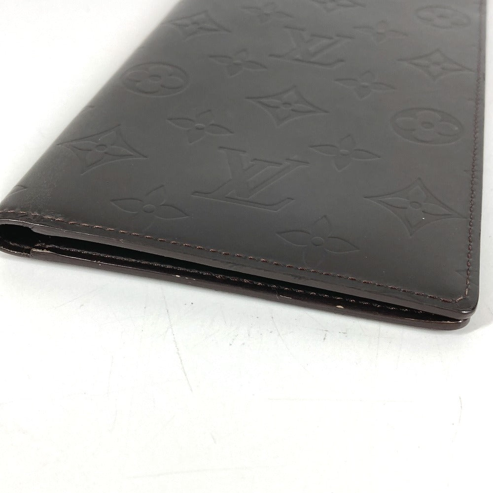 LOUIS VUITTON M66480 モノグラムグラセ ポルトフォイユ ドゥーブル 2つ折り財布 長財布 モノグラムグラセレザー ユニセックス カフェ ブラウン