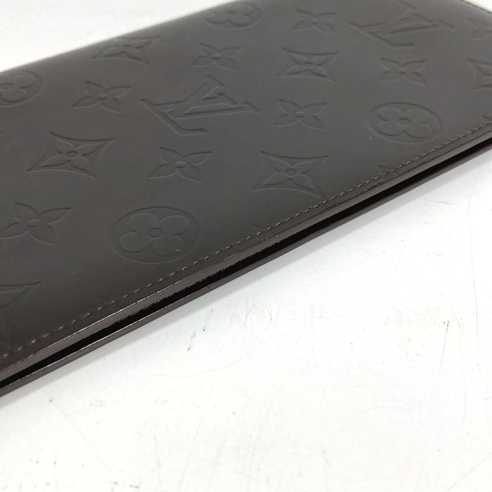 LOUIS VUITTON M66480 モノグラムグラセ ポルトフォイユ ドゥーブル 2つ折り財布 長財布 モノグラムグラセレザー ユニセックス カフェ ブラウン