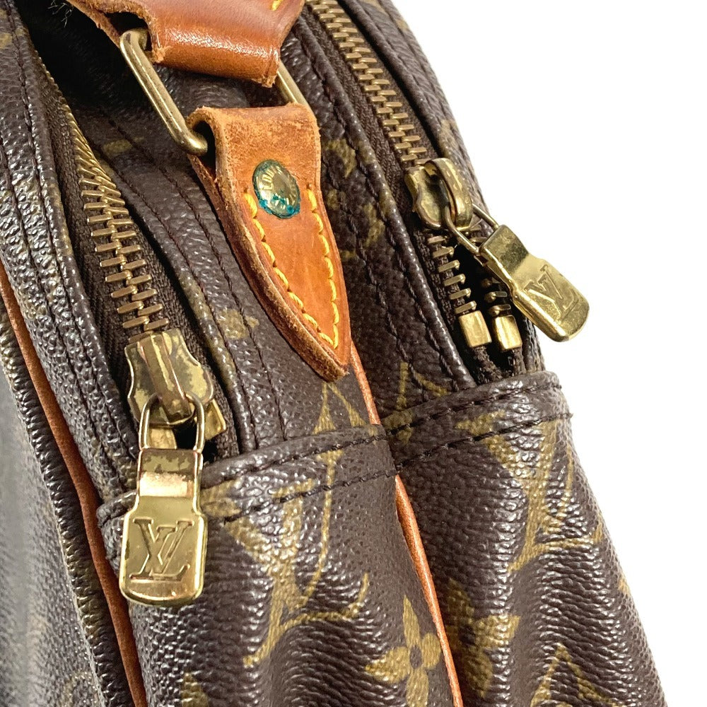 LOUIS VUITTON M45254 Monogram Reporter PM Crossbody Shoulder Bag Monogram Canvas Unisex Brown