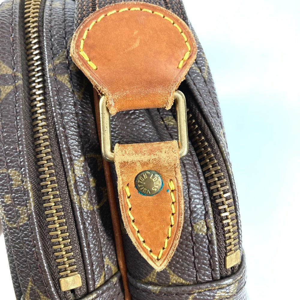 LOUIS VUITTON M45254 Monogram Reporter PM Crossbody Shoulder Bag Monogram Canvas Unisex Brown