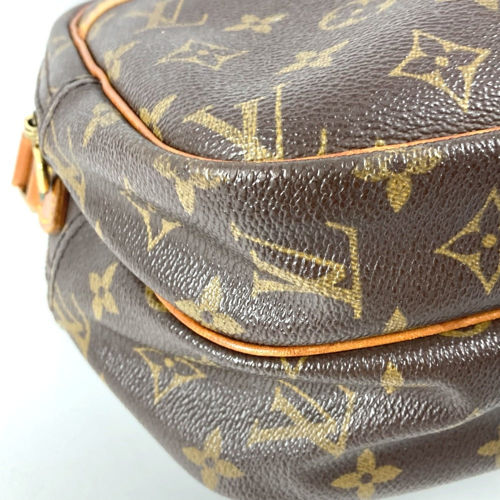 LOUIS VUITTON M45254 Monogram Reporter PM Crossbody Shoulder Bag Monogram Canvas Unisex Brown