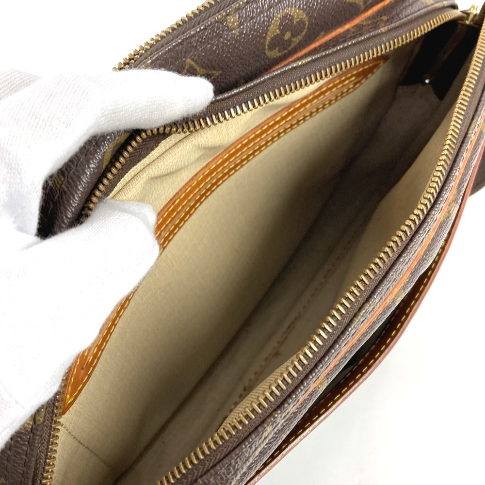 LOUIS VUITTON M45254 Monogram Reporter PM Crossbody Shoulder Bag Monogram Canvas Unisex Brown