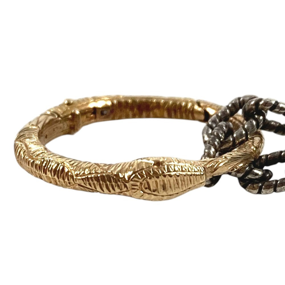 GUCCI 不明 K18 金 18K ウロボロス チェーンネックレス アクセサリー ジュエリー ネックレス Au750 ユニセックス シルバー