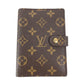 LOUIS VUITTON R20005 モノグラム アジェンダPM アジェンダ PM システム手帳 ステーショナリー 手帳カバー モノグラムキャンバス ユニセックス ブラウン