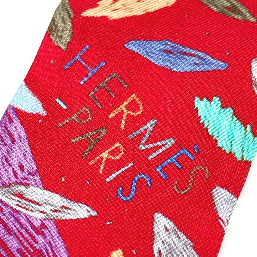 HERMES ツイリー ツィリー バンドースカーフ アクセサリー スカーフ シルク レディース レッド