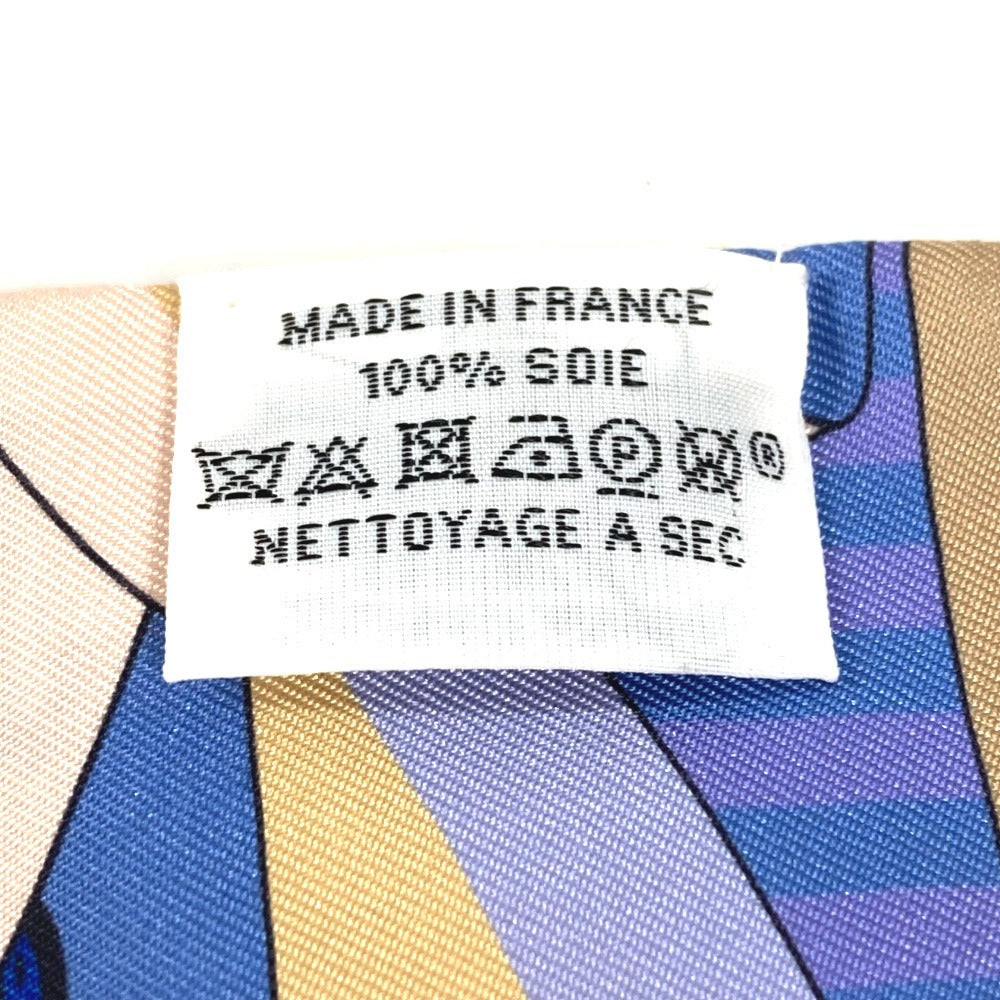 HERMES ツイリー ツィリー バンドースカーフ アクセサリー スカーフ シルク レディース ブルー