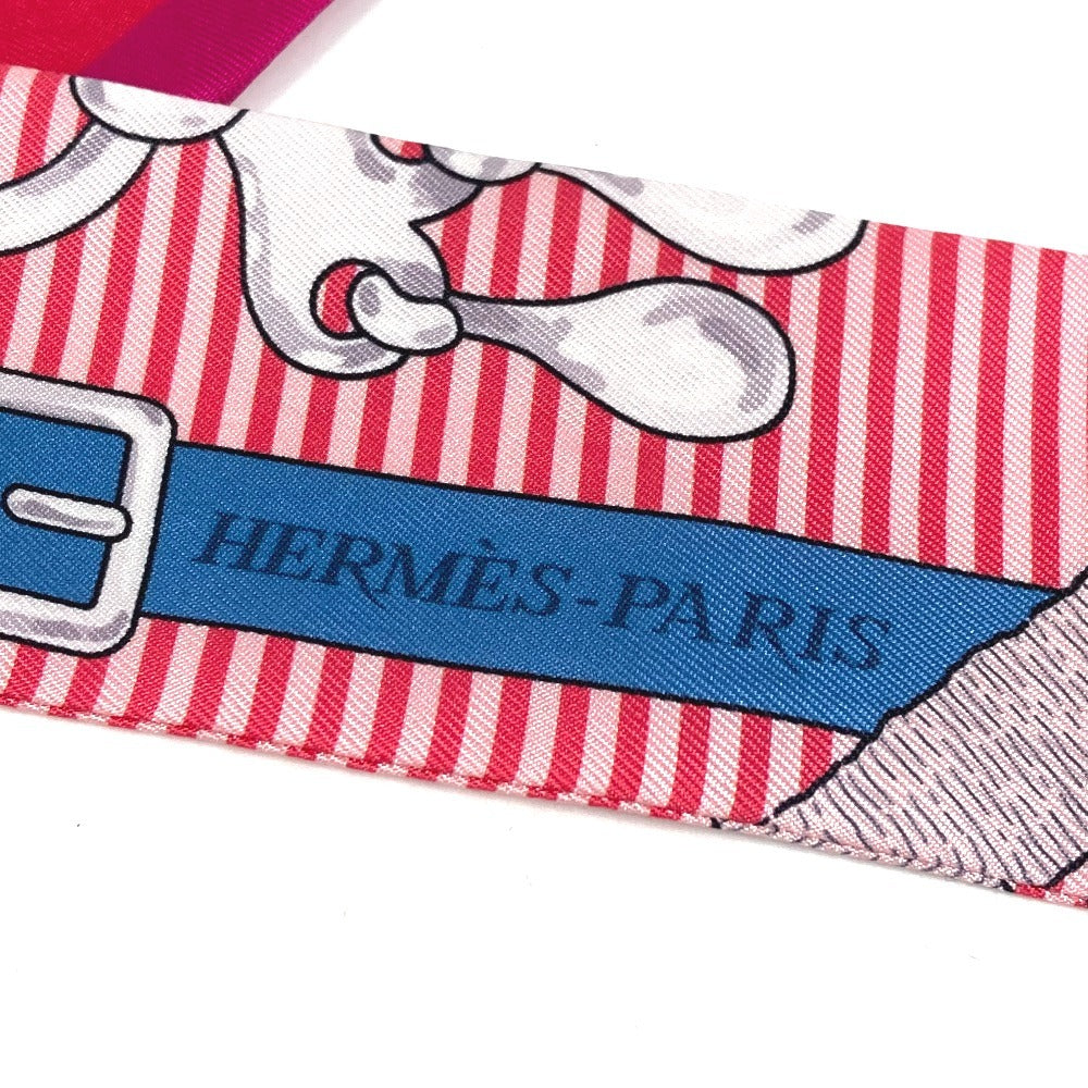 HERMES ツイリー ツィリー バンドースカーフ アクセサリー スカーフ シルク レディース レッド