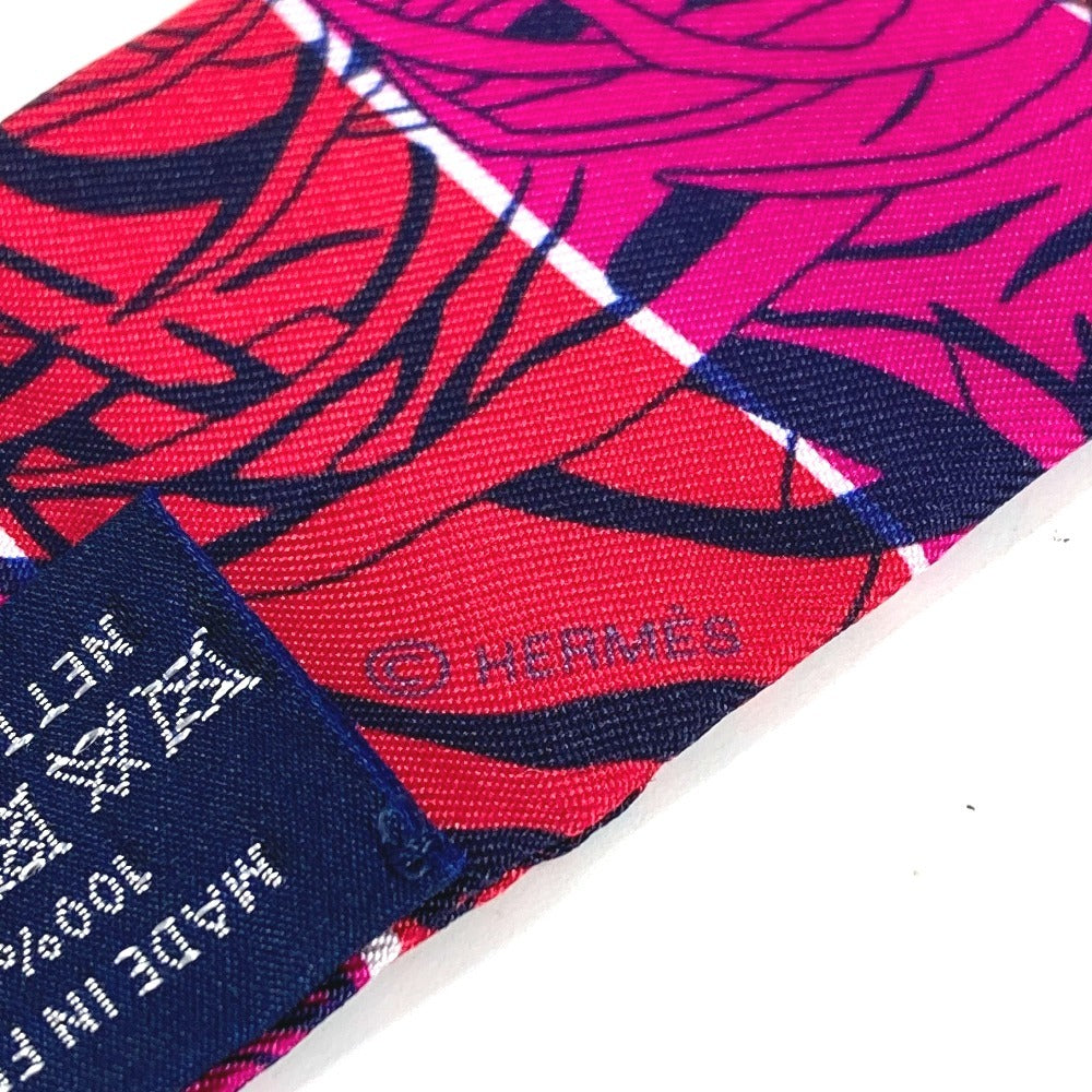 HERMES ジャングルラブ ツイリー ツィリー バンドースカーフ アクセサリー スカーフ シルク レディース マルチカラー