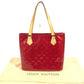 LOUIS VUITTON M91092 Monogram Vernis Houston Shoulder Bag Tote Bag Shoulder Bag Monogram Vernis Canvas Unisex Rouge Houston