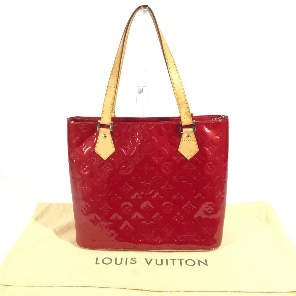 LOUIS VUITTON M91092 Monogram Vernis Houston Shoulder Bag Tote Bag Shoulder Bag Monogram Vernis Canvas Unisex Rouge Houston
