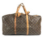 LOUIS VUITTON M41622 モノグラム サックスープル 55 サックスープル55 旅行バッグ ハンドバッグ トラベルバッグ ボストンバッグ モノグラムキャンバス ユニセックス ブラウン
