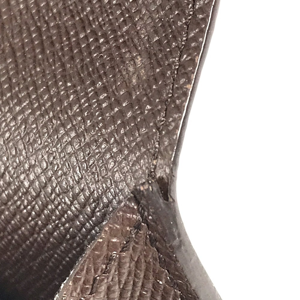 LOUIS VUITTON N63024 ダミエ エテュイシガレット タバコケース ポーチ 小物入れ シガレットケース ダミエキャンバス ユニセックス エベヌ ブラウン