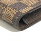 LOUIS VUITTON N63024 ダミエ エテュイシガレット タバコケース ポーチ 小物入れ シガレットケース ダミエキャンバス ユニセックス エベヌ ブラウン
