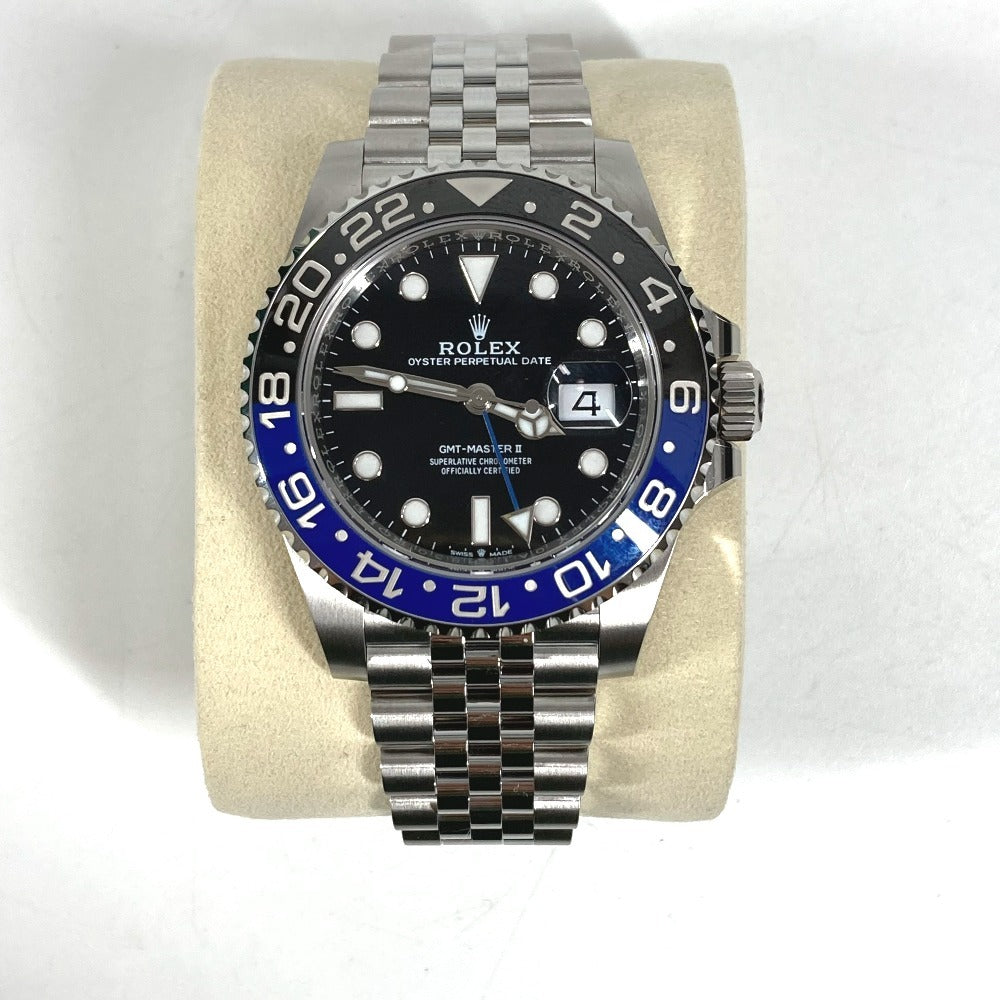 ROLEX 126710BLNR ジュビリーブレスレット GMTマスターII メンズウォッチ ウォッチ 時計 腕時計 SS メンズ ブラック