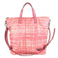 PRADA Triangle Logo Plate Bag Crossbody 2WAY Bag Tote Bag Shoulder Bag Nylon/Leather Unisex Pink