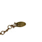 Vivienne Westwood Orb Logo Rhinestone Accessory Chain Bracelet Metal Unisex Gold