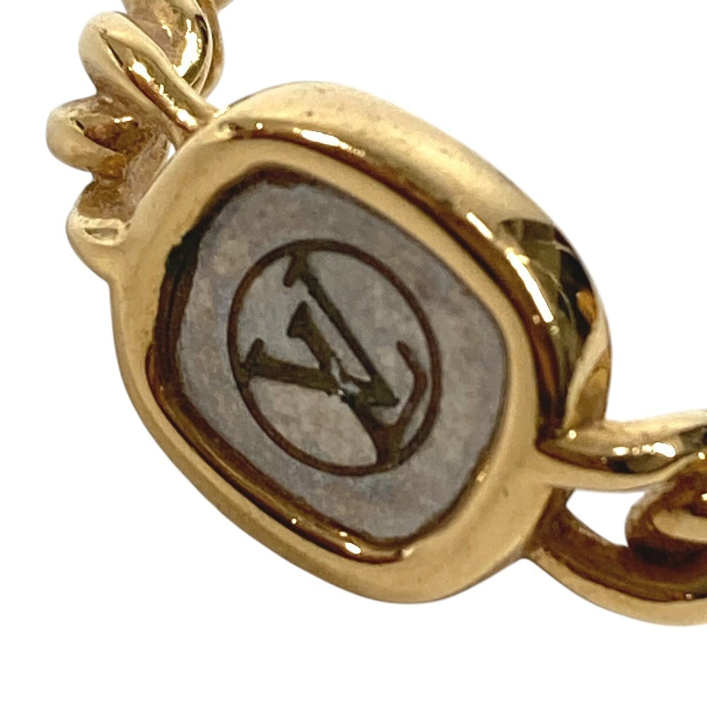 LOUIS VUITTON M61093 LVロゴ IDピアス チェーンモチーフ アクセサリー ピアス メタル ユニセックス ゴールド
