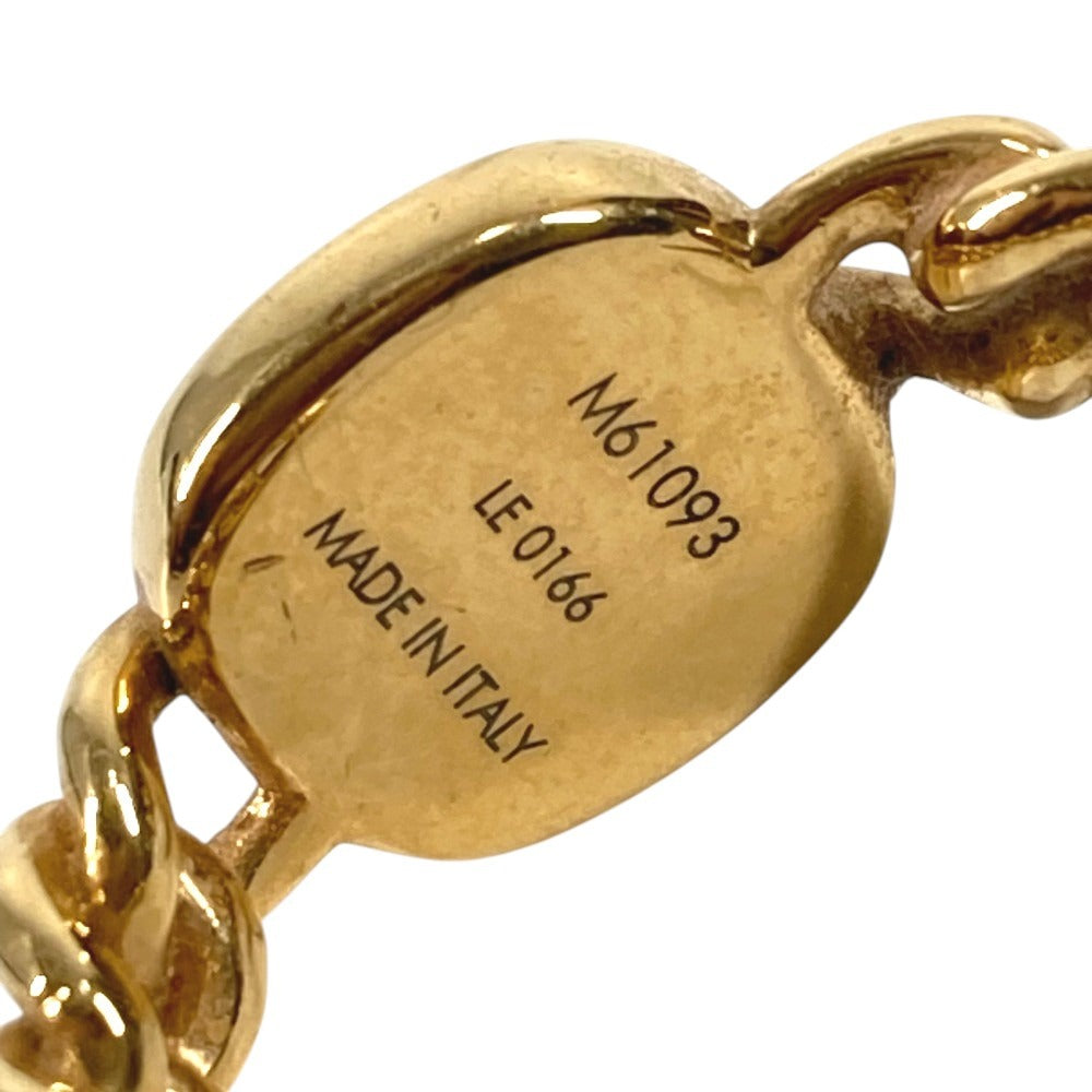 LOUIS VUITTON M61093 LVロゴ IDピアス チェーンモチーフ アクセサリー ピアス メタル ユニセックス ゴールド