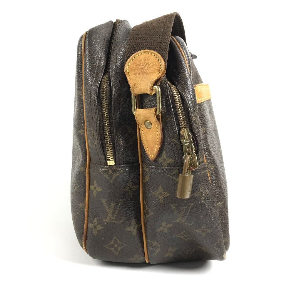 LOUIS VUITTON M45252 モノグラム リポーターGM リポーター GM 斜め掛け カバン ショルダーバッグ モノグラムキャンバス ユニセックス ブラウン