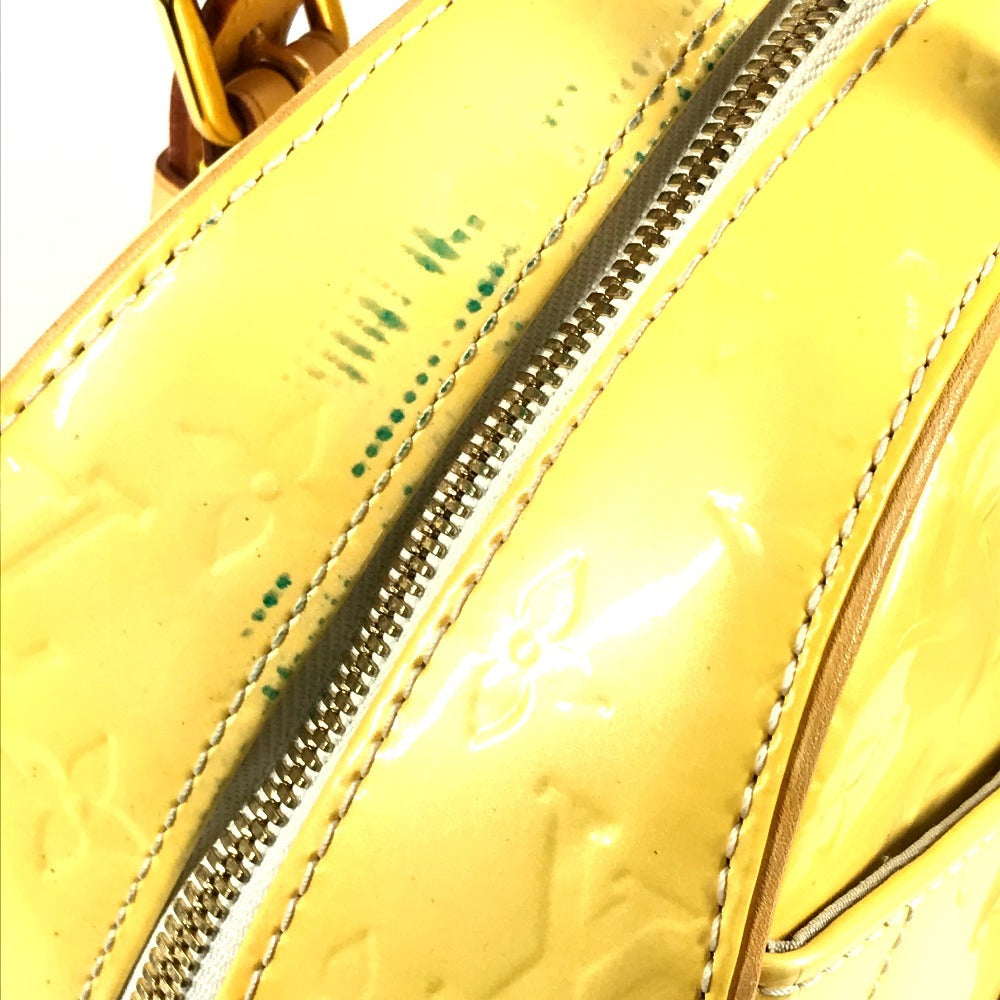 LOUIS VUITTON M93514 モノグラムヴェルニ サミットドライブ ショルダーバッグ カバン ハンドバッグ モノグラムヴェルニキャンバス レディース ペルル ホワイト
