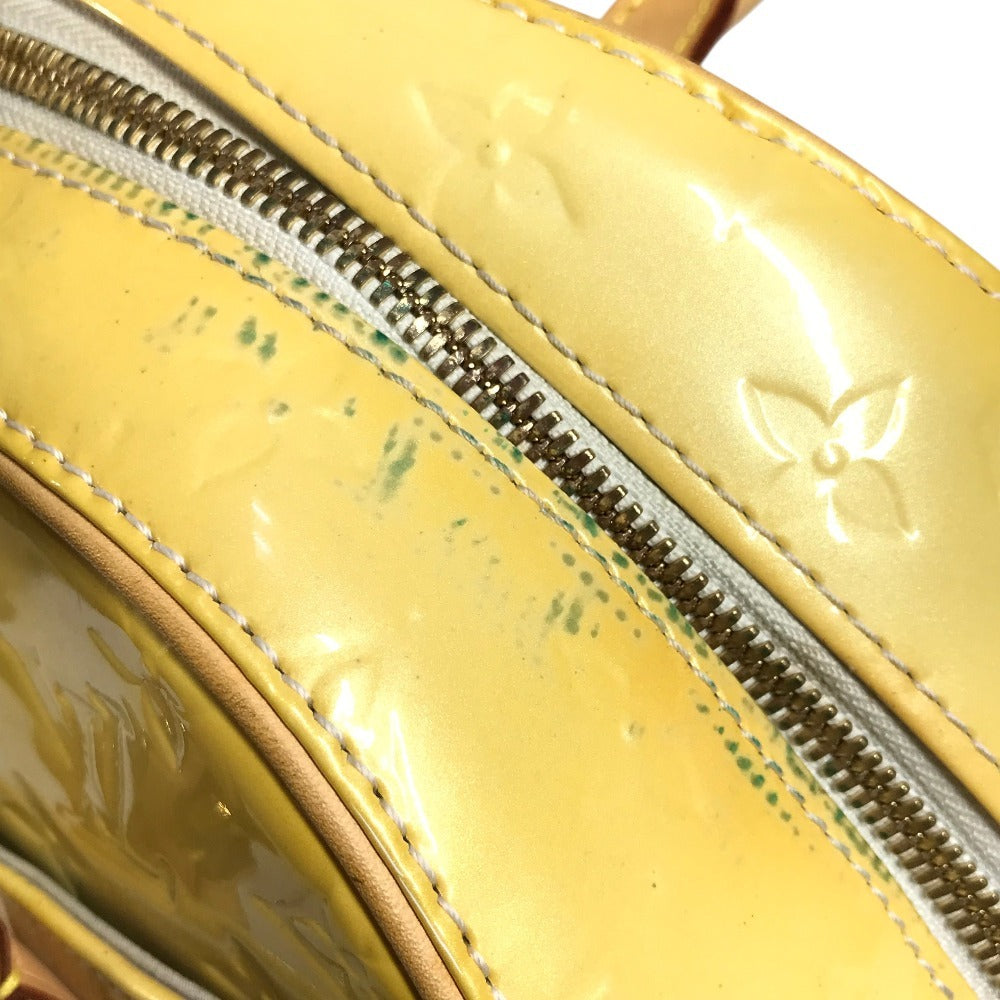 LOUIS VUITTON M93514 モノグラムヴェルニ サミットドライブ ショルダーバッグ カバン ハンドバッグ モノグラムヴェルニキャンバス レディース ペルル ホワイト