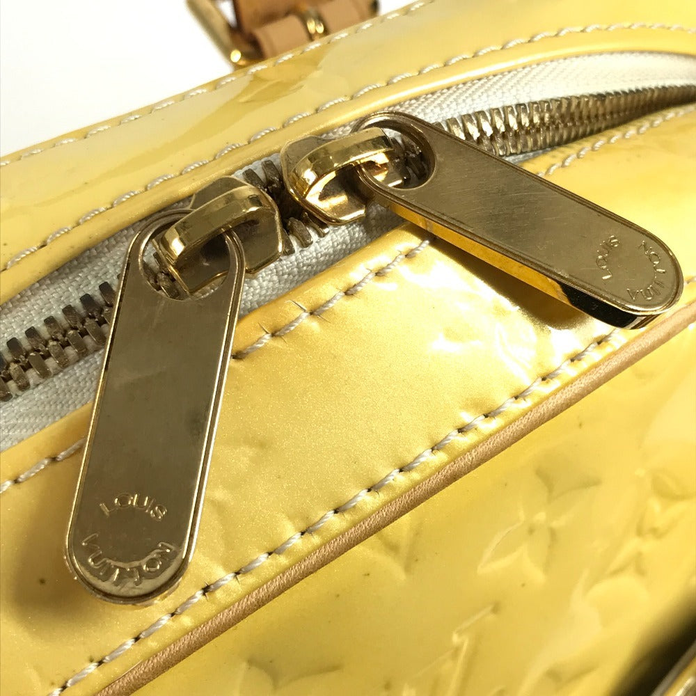LOUIS VUITTON M93514 モノグラムヴェルニ サミットドライブ ショルダーバッグ カバン ハンドバッグ モノグラムヴェルニキャンバス レディース ペルル ホワイト