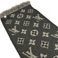 LOUIS VUITTON M72242 Monogram Echarpe Logomania Fashion Accessory Winter Accessory Warmth Fringe Scarf Wool Unisex Gray
