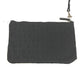 BVLGARI Logomania Pouch Tote Bag Handbag Leather/Canvas Unisex Black