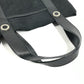 BVLGARI Logomania Pouch Tote Bag Handbag Leather/Canvas Unisex Black